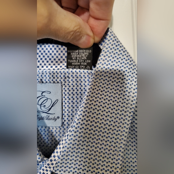 English Laundry Dress Shirt Size 17 34/35 (XL) - Picture 4 of 6
